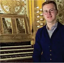  ??  ?? Jeremy Paul Jelinek fera sonner l’orgue de Rozay-en-Brie