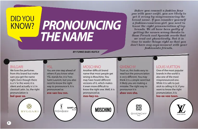 PRONOUNCING THE NAME - PressReader