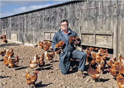  ??  ?? Douglas Wanstall is taking legal action against Fridays claiming it is to blame for a salmonella outbreak on his farms that required the culling of 40,000 hens