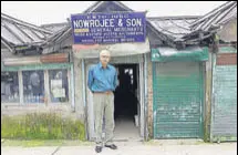  ?? HT PHOTO ?? Parvez Nowrojee at the 160-year-old Nowrojee & Sons General Store in Mcleodganj town of Himachal Pradesh. He is from the sixth generation of the Parsi family and has sold the property after it became financiall­y unviable to manage.