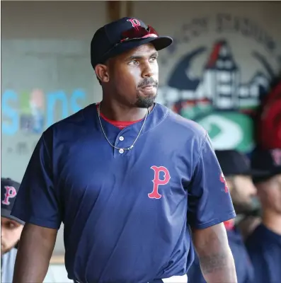  ?? Photo by Louriann Mardo-Zayat / lmzartwork­s.com ?? Red Sox prospect Josh Ockimey was called to Pawtucket after hitting 15 home runs and produced an .842 OPS in 90 games at Double-A Portland. The 22-year-old first baseman hit a home run in the eighth inning of his first game in Pawtucket.