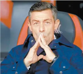  ?? FOTO: IMAGO7 ?? Pedro Caixinha, durante un partido de Liga