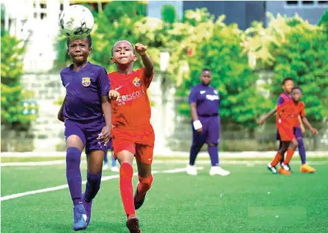 Barca Academy Grooming Future Football Stars From Nigeria Pressreader