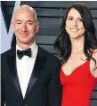  ?? AGOSTINI/INVISION/AP EVAN ?? Jeff and MacKenzie Bezos have created a fund to support non-profit and run quality preschools.