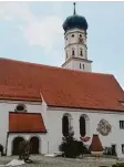  ??  ?? Bei der Wallfahrts­kirche in Buggenhofe­n steht die Innensanie­rung an.