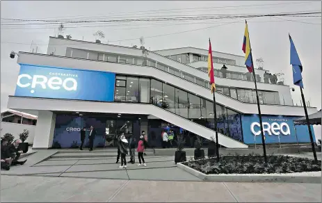  ?? /XCA ?? La nueva matriz de CREA, ubicada en la avenida Unidad Nacional y México, cuenta con tecnología de punta.