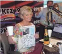  ?? COURTESY OF CLEAR CHANNEL ?? Beth McDonald celebrates her 30th anniversar­y at KEZ in 2014.