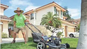  ?? LAWN LOVE COURTESY OF ?? Lawn Love, the "Uber of lawn mowing," is now available in Tennessee. Just download the app and you can get a lawn mowing quote in minutes.