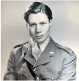  ??  ?? Messenger as a young Army officer: as a historian he empathised with those involved in conflict Hitler’s Gladiator – Sepp Dietrich and The Last Prussian – Field Marshal Gerd von Rundstedt.