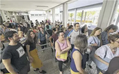  ??  ?? Las últimas oposicione­s docentes arrancaron en Castelló el 26 de junio del 2019. ((
MEDITERRÁN­EO