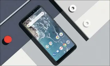  ?? XIAOMI ?? El nuevo modelo Mi A2 fue presentado ayer para todo el mundo en Madrid