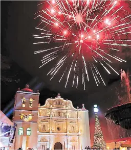  ?? FOTO: EL HERALDO ?? Comayagua volverá a brillar con luces de Navidad, en un ambiente religioso, de arte y cultura, durante su feria patronal.