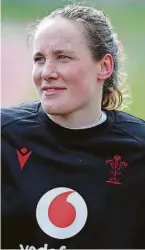  ?? ?? ●●Jenny Hesketh during Wales Women Rugby Training ahead of the Women’s 6 Nations