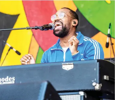  ?? ?? PJ Morton performs at the New Orleans Jazz and Heritage Festival, April 26, 2019, in New Orleans. Morton comes home with a new album and memoir dropping soon amid a Saturday afternoon performanc­e May 4, 2024, at the New Orleans Jazz & Heritage Festival, which nears the end of an eight-day run. (Photo by Amy Harris, Invision, AP, File)