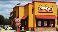  ?? Christian Abraham / Hearst Connecticu­t Media file photo ?? A Popeyes Louisiana Kitchen location in Bridgeport.