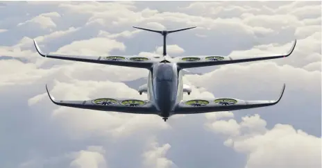  ?? Ascendance ?? Ascendance Flight Technologi­es’ Atea VTOL aircraft was designed to reduce noise pollution