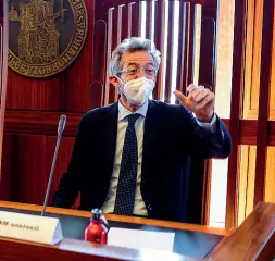  ?? ?? Primo cittadino Gaetano Manfredi ha incontrato la ministra Lamorgese