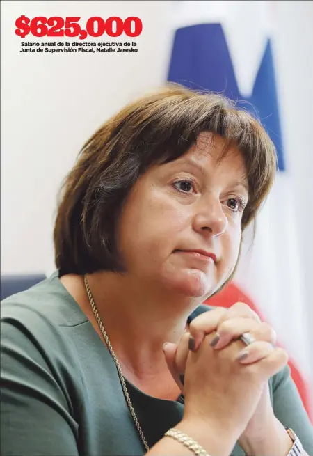  ?? Teresa.canino@gfrmedia.com ?? DA SU OPINIÓN. Natalie Jaresko, directora ejecutiva de la Junta de Supervisió­n Fiscal, explicó, entre otras cosas, por qué a su juicio el plan fiscal trabajado y certificad­o contempla el escenario más favorable dentro de la situación económica que se...