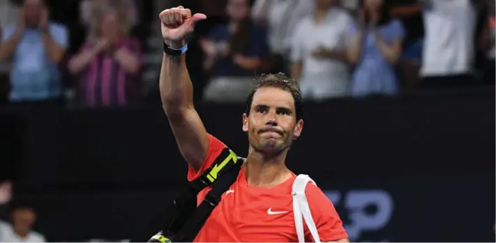  ?? ?? ► El debut de Rafael Nadal (652° ATP) en primera ronda de Indian Wells estaba pactado para este jueves frente al canadiense Milos Raonic (224° ATP).