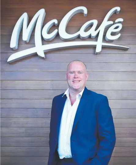  ??  ?? McDonald’s Australia chief executive and managing director Andrew Gregory is looking for new franchise owners.