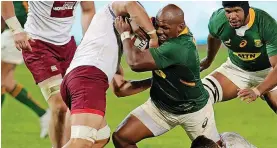  ??  ?? BONGI Mbonambi will bring much-needed aggression to the Springbok pack against the British & Irish Lions on Saturday.