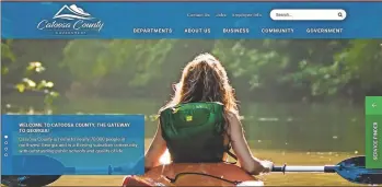  ?? Www.catoosa.com ?? Catoosa County launched its new website on Dec. 8.