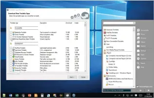  ??  ?? Portable apps can survive a Windows reinstall.