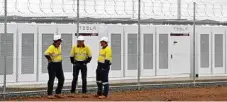  ?? PHOTO: DAVID MARIUZ/AAP ?? STABILISIN­G NATIONAL GRID: Tesla's 100MW lithium-ion battery at Jamestown, South Australia.