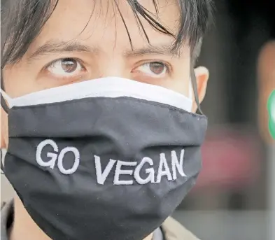  ?? REUTERS ?? La mayoría de los veganos están dispuestos a negociar sus relaciones como parte de su compromiso