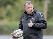  ?? Picture: WARREN LITTLE/ GETTY IMAGES ?? KEY ROLE: New Zealand head rugby coach Ian Foster