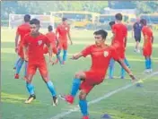  ?? AIFF ?? India begin their campaign against USA on October 6.