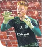  ??  ?? Hibs keeper Adam Bogdan