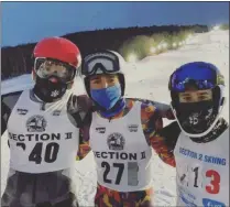  ?? PHOTO PROVIDED BY MEGAN BECK, SARATOGA SKIING ?? Saratoga finds success in Section II Alpine Skiing season