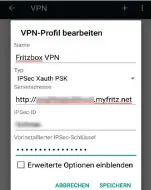  ??  ?? Wer eine Fritzbox oder einen anderen VPN-fähigen Router hat, kommt darüber mit Smartphone oder Tablet sicher und verschlüss­elt ins Internet.