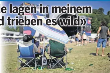  ?? KEYSTONE ?? 27 000 Besucher kamen ins Sittertobe­l ans Openair St. Gallen.