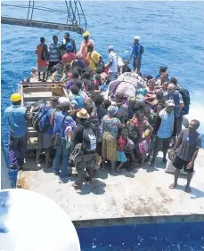  ?? Picture / AP ?? Ambae Island residents are being evacuated because of the danger from the Manaro volcano.