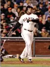  ?? DAN ROSENSTRAU­CH — BANG ARCHIVES ?? The Giants’ Barry Bonds looks up at an eighth-inning home run to tie the game against the Cardinals at AT&T Park in San Francisco on April 18, 2007.