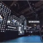  ?? SAMSUNG ?? Samsung at CES 2019.