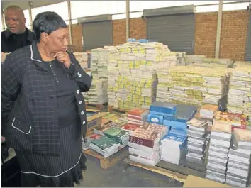  ?? Picture by Elijar Mushiana ?? NOT MY FAULT: Minister of Basic Education Angie Motshekga says she will not take the blame for the textbook fiasco in Limpopo.