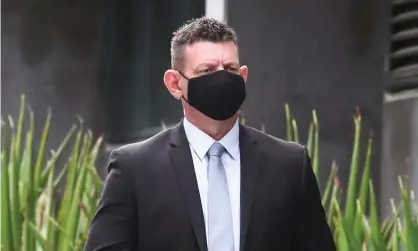  ?? Photograph: Jason O'Brien/AAP ?? Queensland police detective Bryan Anthony Swift is charged with two counts of misconduct in public office and one of communicat­ing or publishing protected informatio­n, over alleged leaks to the media.