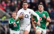  ?? (Photo AFP/GLYN KIRK) ?? Les Anglais de Jonny May sont en pole pour remporter le Tournoi... devant les Irlandais.