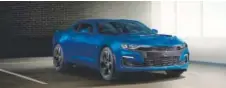  ??  ?? Chevrolet says the 2019 Camaro will be restyled and updated with new features.