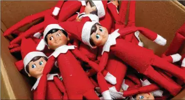  ?? AP ?? Christa Pitts, founder and co-CEOof The Lumistella­Company, which produces products under the Elf on the Shelf and Elf Pets brands, says her retail orderswere covered 100% before the pandemic. Now, only 50% are covered.