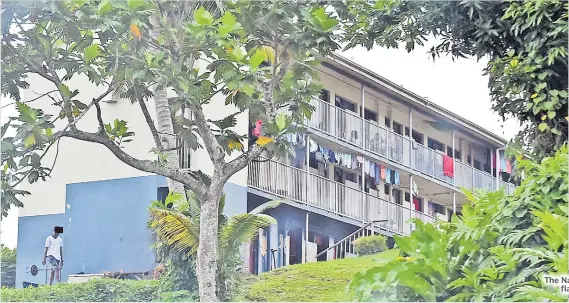  ?? Picture: ATU RASEA ?? The Nabua Public Rental Board flats.