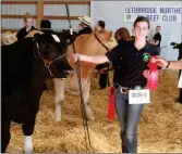  ?? Photo contribute­d ?? Picture Butte’s Shanea Sinke placed second in the recent “Young Guns” contest, an Alberta Beef Producers initiative geared at promoting the beef industry to young people in the province.