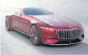  ??  ?? Vision Mercedes-Maybach 6