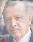  ??  ?? Recep Tayyip Erdogan, presidente de Turquía, llega al país para una histórica visita oficial (AFP).