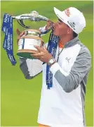  ??  ?? Rickie Fowler triumphed at Gullane last year.