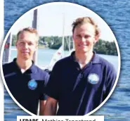  ??  ?? LEDARE. Mathias Tengstrand och Theodor Ingman har varit ledare på ESS Jolle i nu 10 år.