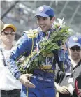  ??  ?? American race car driver Alexander Rossi BRENT SMITH / THE ASSOCIATED PRESS